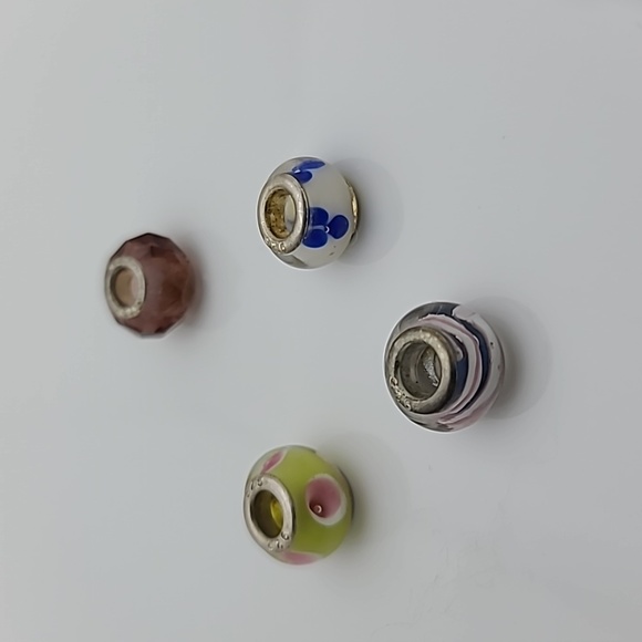 .925 Silver Bracelet Charms Bundle (includes 4 charms) - Picture 1 of 5